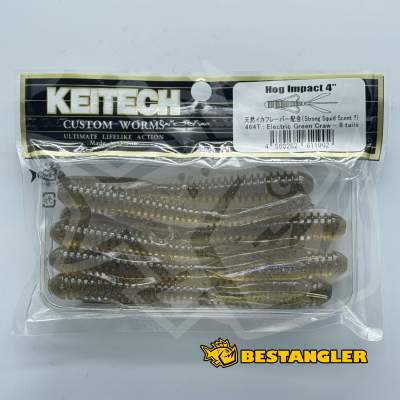 Keitech Hog Impact 4" Electric Green Craw - #464