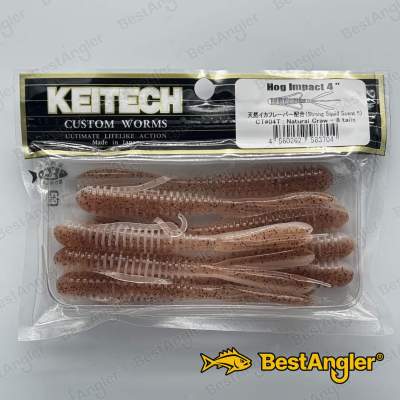 Keitech Hog Impact 4" Natural Craw - CT#04