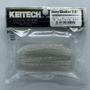 Keitech Easy Shaker 2.5" Clear Silver Glow - #370