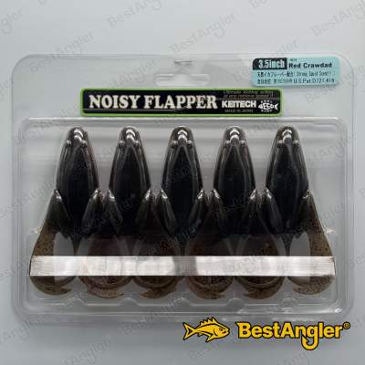 Keitech Noisy Flapper 3.5" Red Crawdad - #404