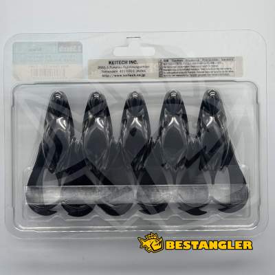 Keitech Noisy Flapper 3.5" Black - #001