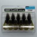 Keitech Noisy Flapper 3.5" Green Pumpkin Chartreuse - #401