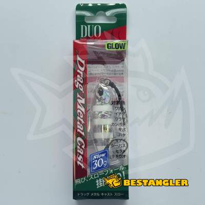 DUO Drag Metal Cast SLOW 30g Zebra Glow PDA0101