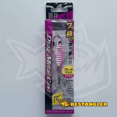 DUO Drag Metal Cast Shot 15g Pink Back PHA0009