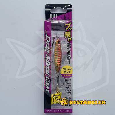DUO Drag Metal Cast Shot 15g Red Gold PHA0026