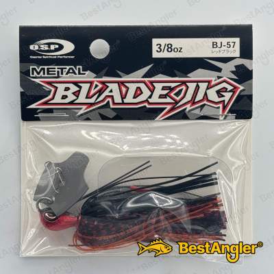 O.S.P Metal Blade Jig 3/8 oz 10 g Red Black BJ57