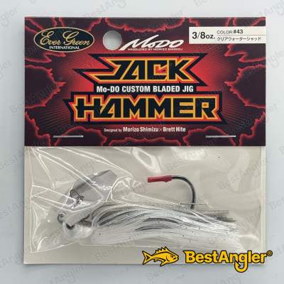 Evergreen Jack Hammer 3/8 oz 10 g Clear Water Shad #43