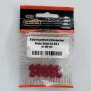 CAMO fazetované skleněné korálky 8 mm červené - CL-8GB-RU