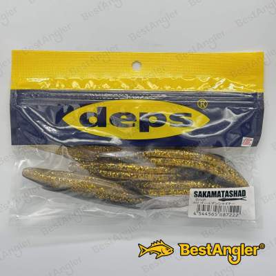 Deps Sakamata Shad 6" #22 Golden Shiner