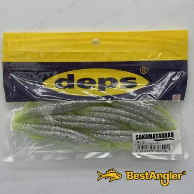 Deps Sakamata Shad 6" #109 Chart Laser