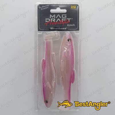 Megabass Magdraft Freestyle 6" Pink Back Shad - 20