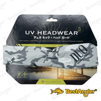 Nákrčník DUO UV Headwear White Camo