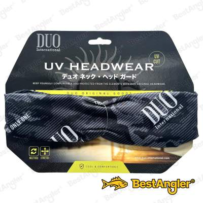 Nákrčník DUO UV Headwear Black Camo