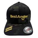 Kšiltovka BestAngler Flexfit black multicam