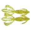 Keitech Crazy Flapper 3.6" Chartreuse Red Flake