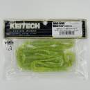 Keitech Mad Wag 3.5" Lime / Chartreuse - #424