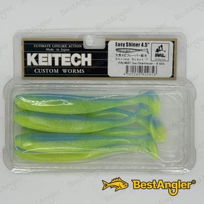 Keitech Easy Shiner 4.5" Ice Chartreuse - PAL#03