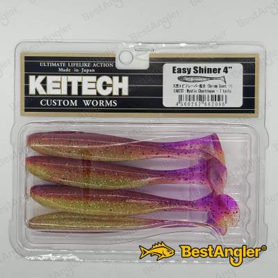 Keitech Easy Shiner 4" Mystic Chartreuse - EA#23
