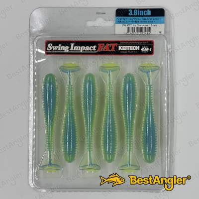 Keitech FAT Swing Impact 3.8" Ice Chartreuse - PAL#03
