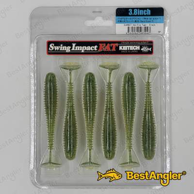 Keitech FAT Swing Impact 3.8" Hot Fire Tiger - EA#05