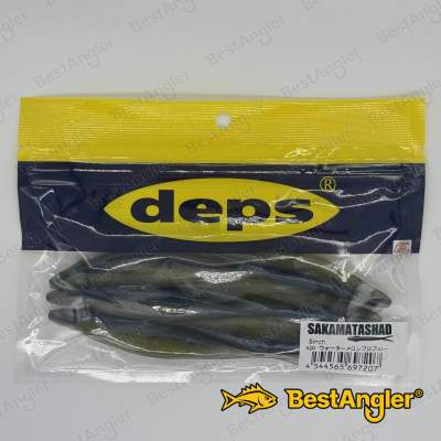 Deps Sakamata Shad 5" #20 Watermelon Pro Blue