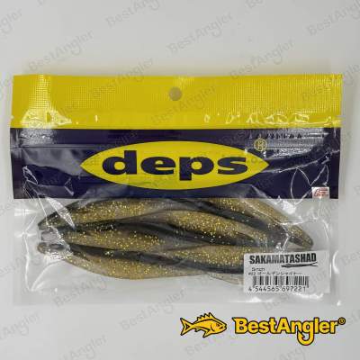 Deps Sakamata Shad 5" #22 Golden Shiner