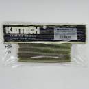 Keitech Easy Shaker 4.5" Green Pumpkin Chartreuse - #401
