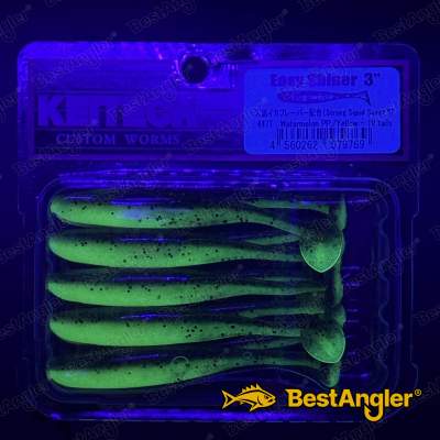 Keitech Easy Shiner 3" Watermelon PP. / Yellow - #447 - UV