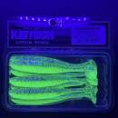 Keitech Easy Shiner 4" Purple Chartreuse - BA#03 - UV