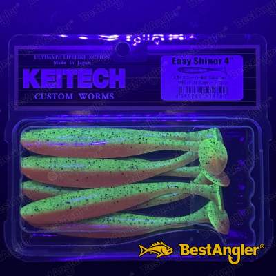 Keitech Easy Shiner 4" Fire Tiger - #449 - UV