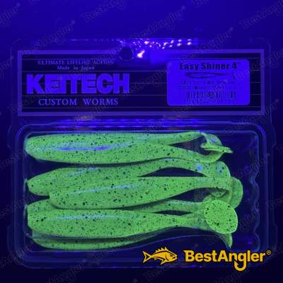 Keitech Easy Shiner 4" Motoroil PP. Red - CT#17 - UV