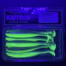 Keitech Easy Shiner 4" Chartreuse Thunder - CT#12 - UV