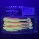 Keitech Easy Shiner 4.5" Orange Shiner - #441 - UV
