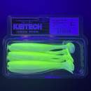 Keitech Easy Shiner 4.5" Chartreuse Shad - CT#13 - UV