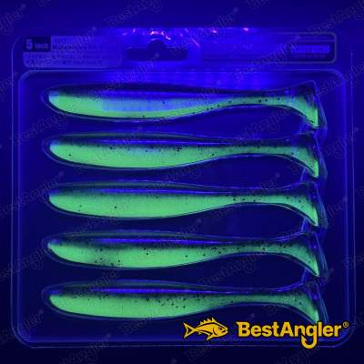 Keitech Easy Shiner 5" Watermelon PP. / Yellow - #447 - UV