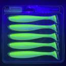 Keitech Easy Shiner 5" Chartreuse Shad - CT#13 - UV