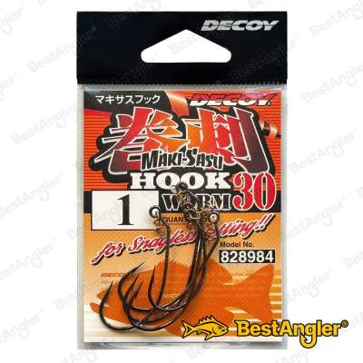 DECOY Worm 30 Makisasu Hook #1